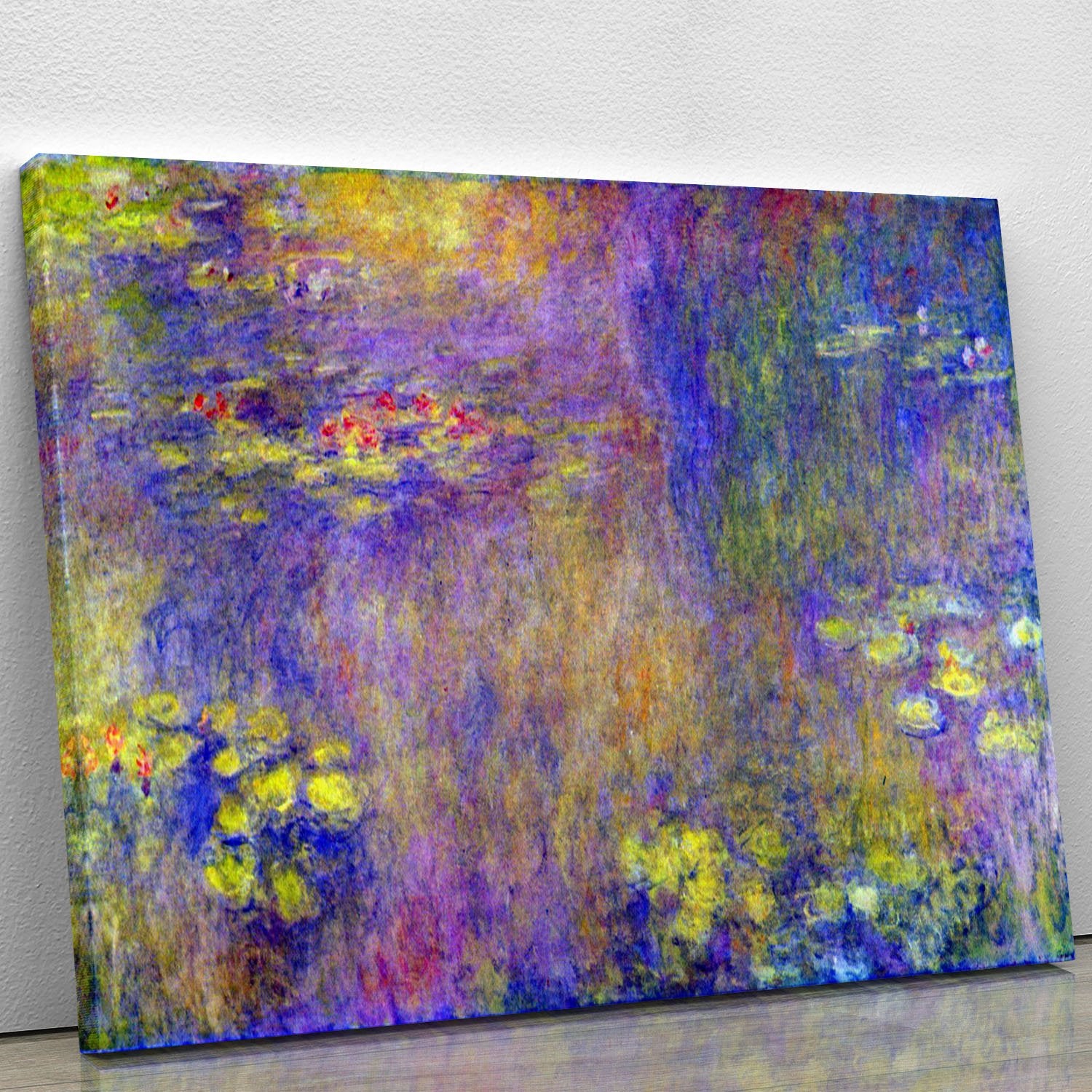 Water Lilies Yellow nirvana by Monet Canvas Print or Poster