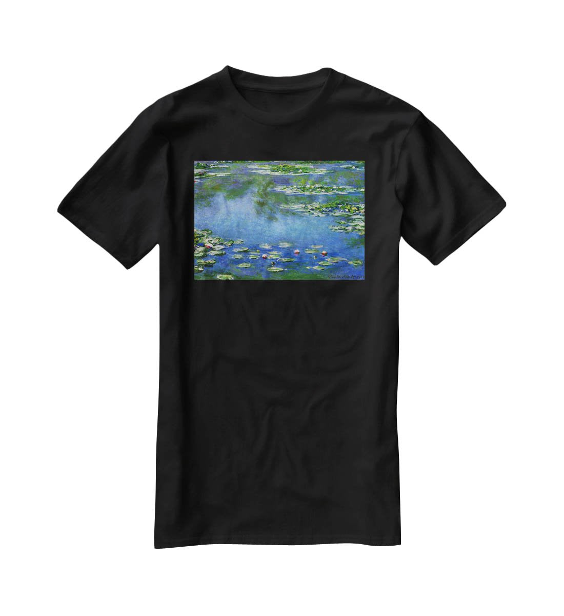 Water Lilies by Monet T-Shirt - Canvas Art Rocks - 1