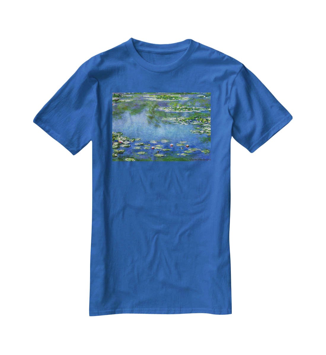 Water Lilies by Monet T-Shirt - Canvas Art Rocks - 2