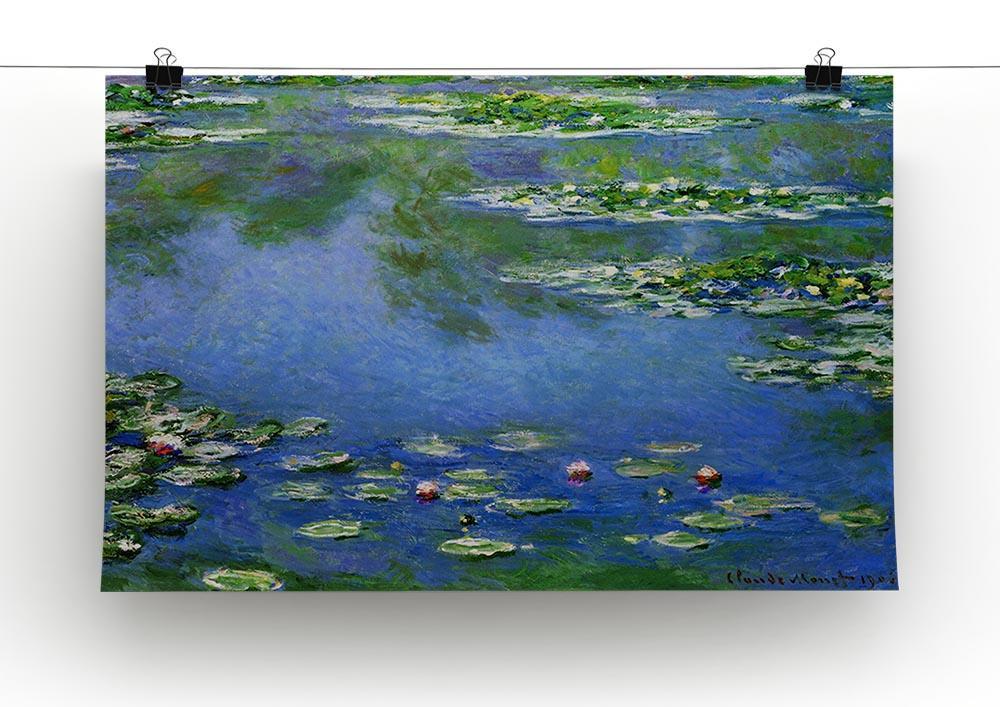 Water Lilies by Monet Canvas Print & Poster - Canvas Art Rocks - 2