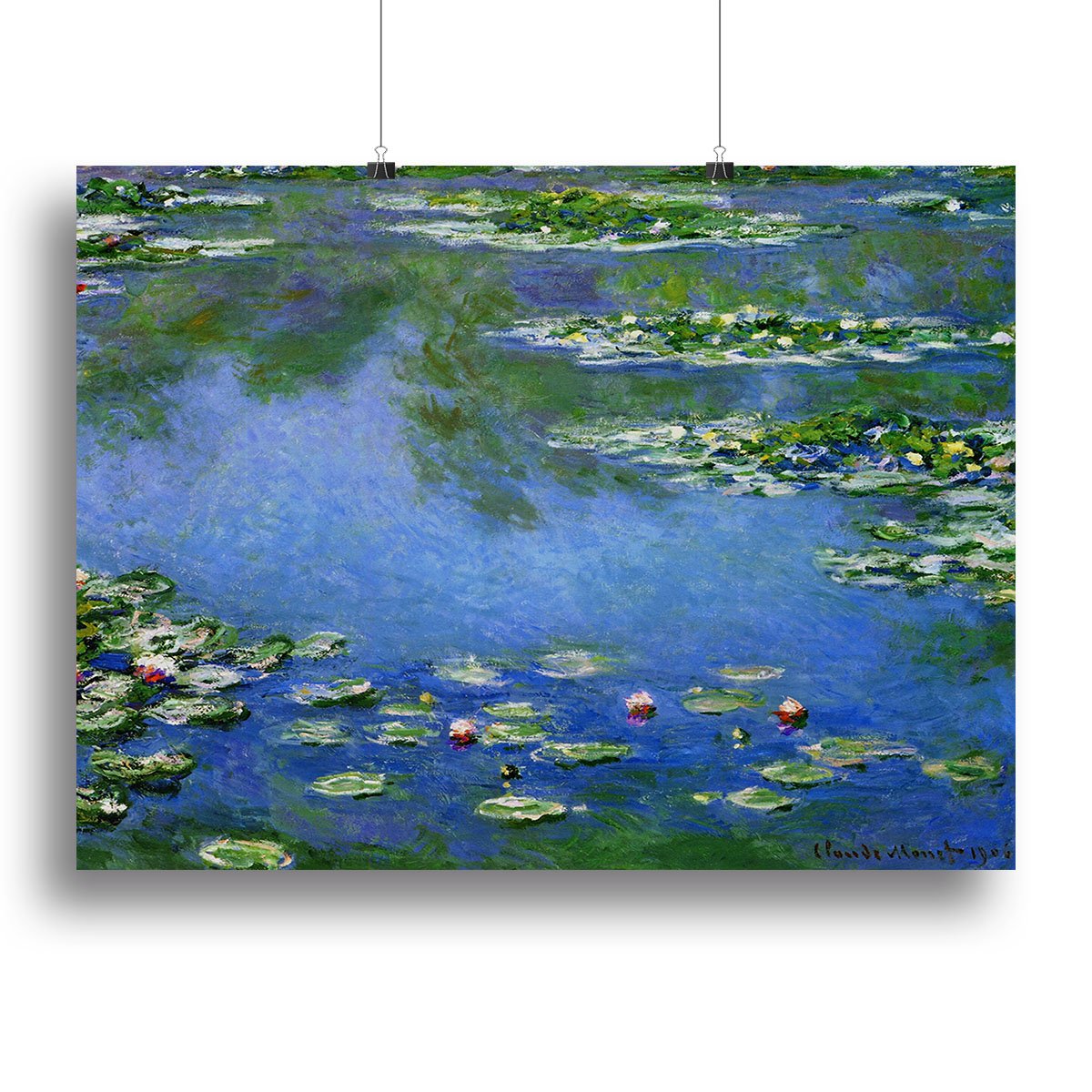 Water Lilies by Monet Canvas Print or Poster