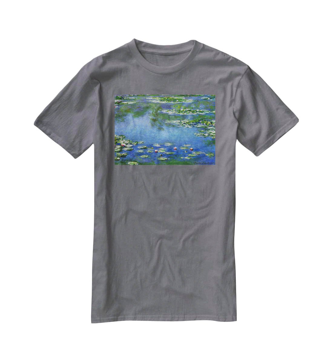 Water Lilies by Monet T-Shirt - Canvas Art Rocks - 3