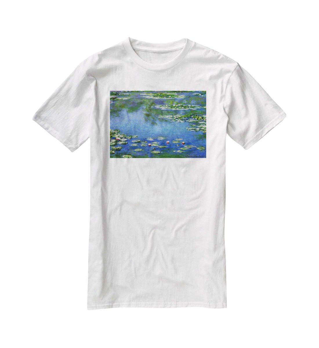 Water Lilies by Monet T-Shirt - Canvas Art Rocks - 5