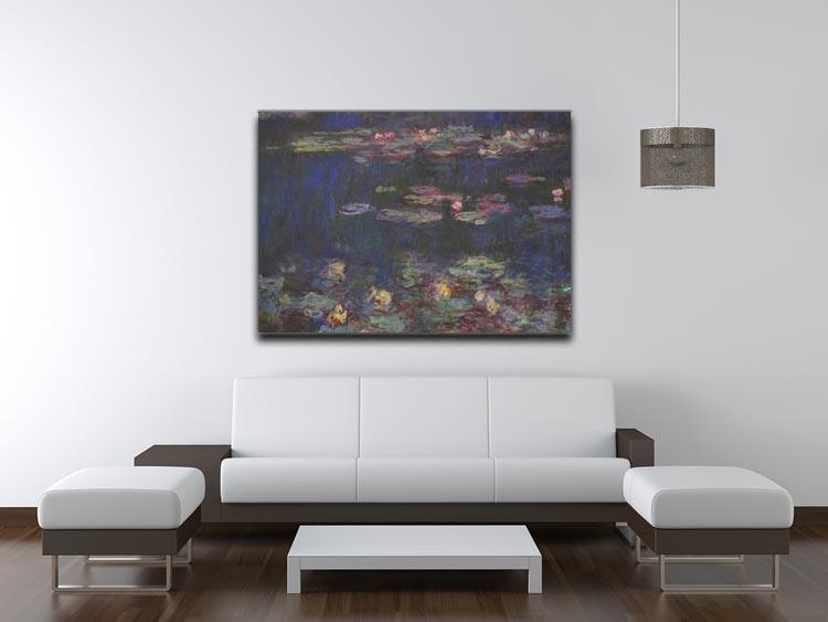 Water Lillies 11 by Monet Canvas Print & Poster - Canvas Art Rocks - 4