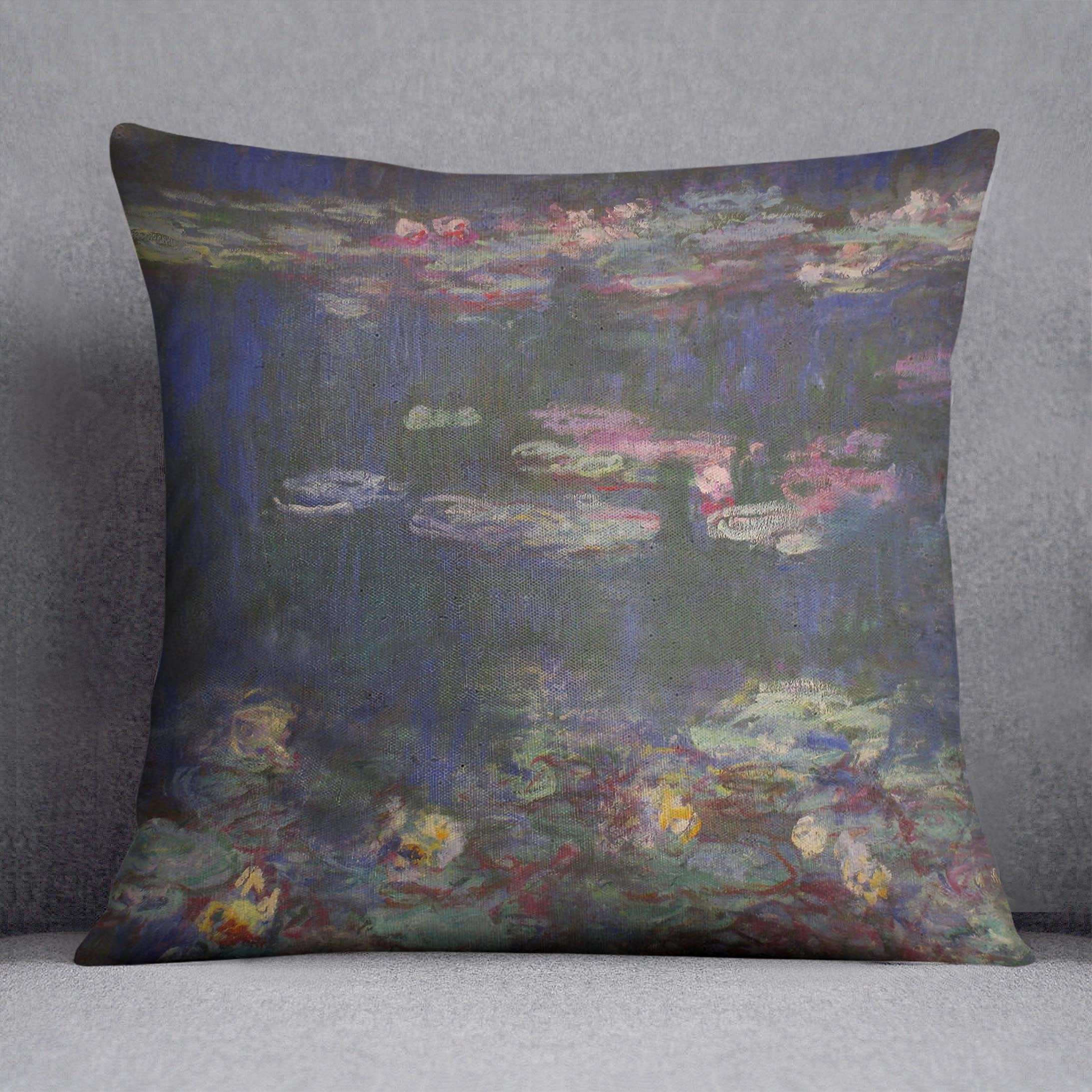 Water Lillies 11 by Monet Throw Pillow