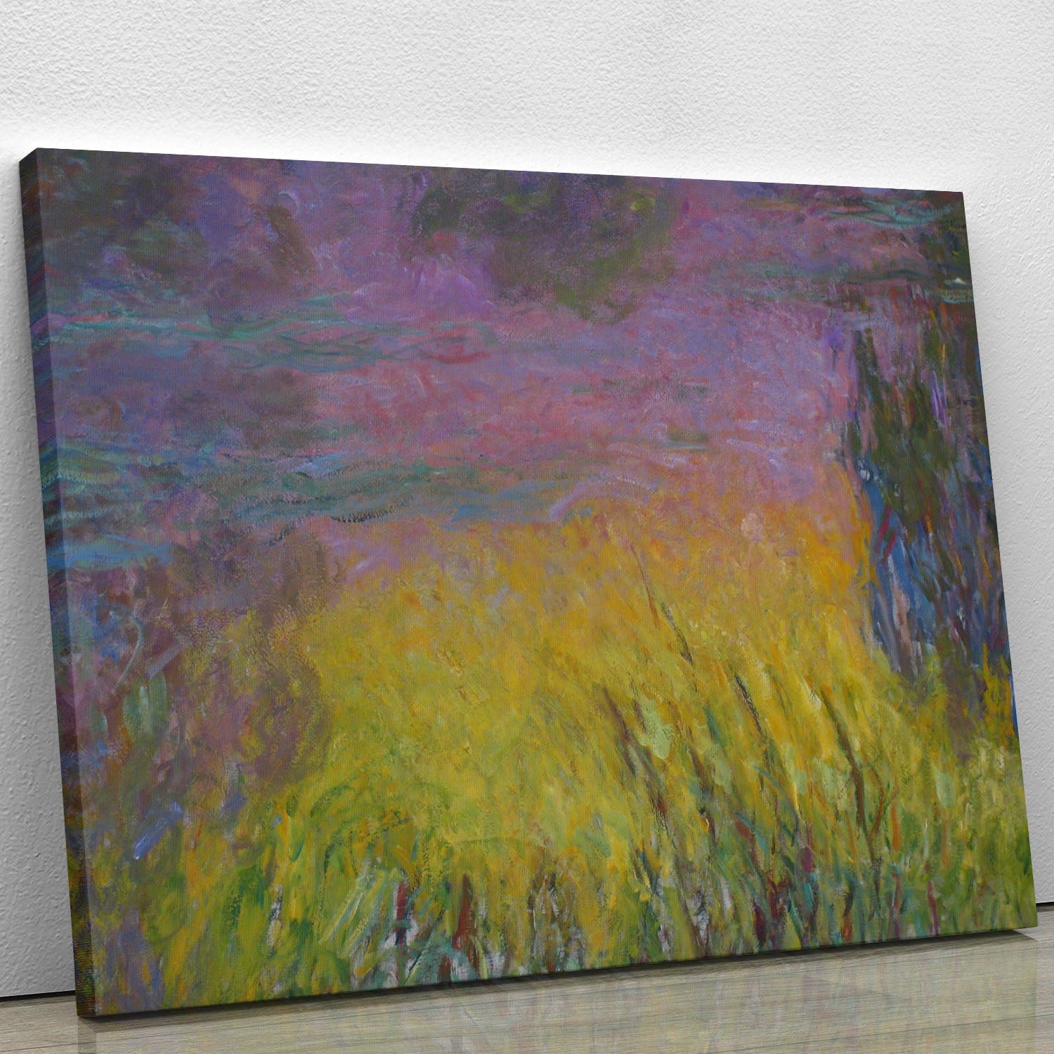 Water Lillies 12 by Monet Canvas Print or Poster - Canvas Art Rocks - 1