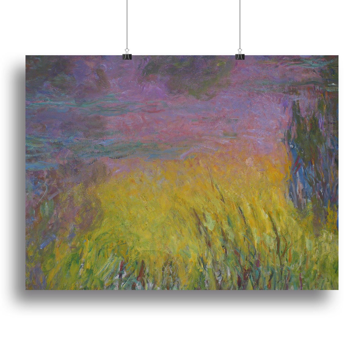 Water Lillies 12 by Monet Canvas Print or Poster