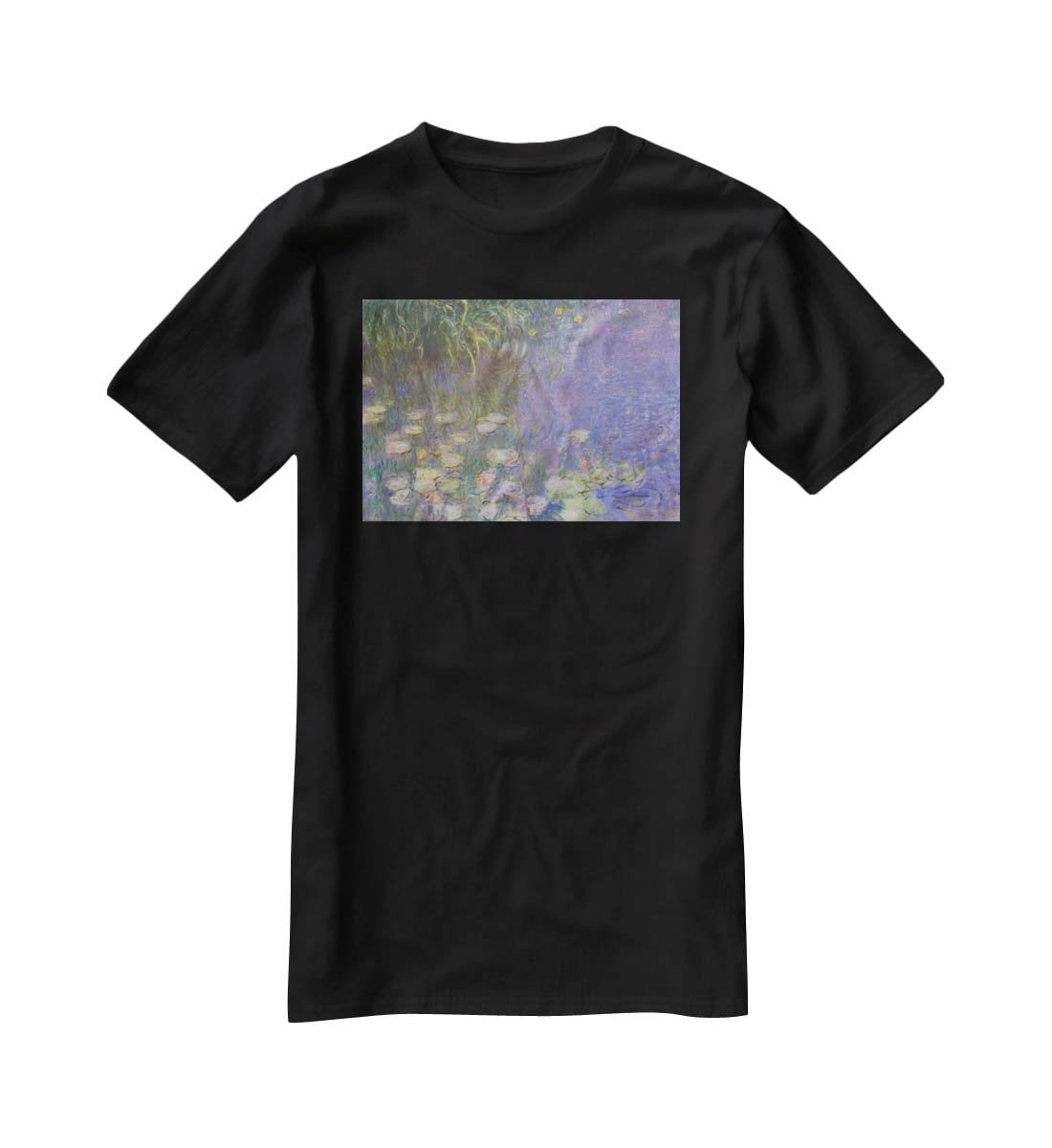 Water Lillies 13 by Monet T-Shirt - Canvas Art Rocks - 1