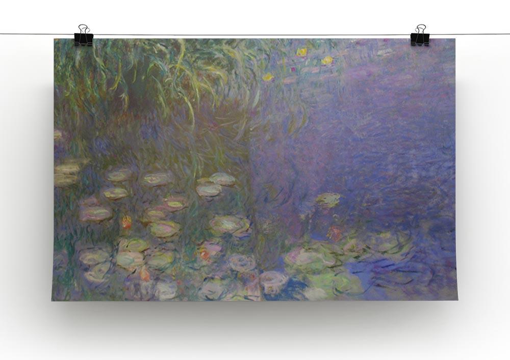 Water Lillies 13 by Monet Canvas Print & Poster - Canvas Art Rocks - 2