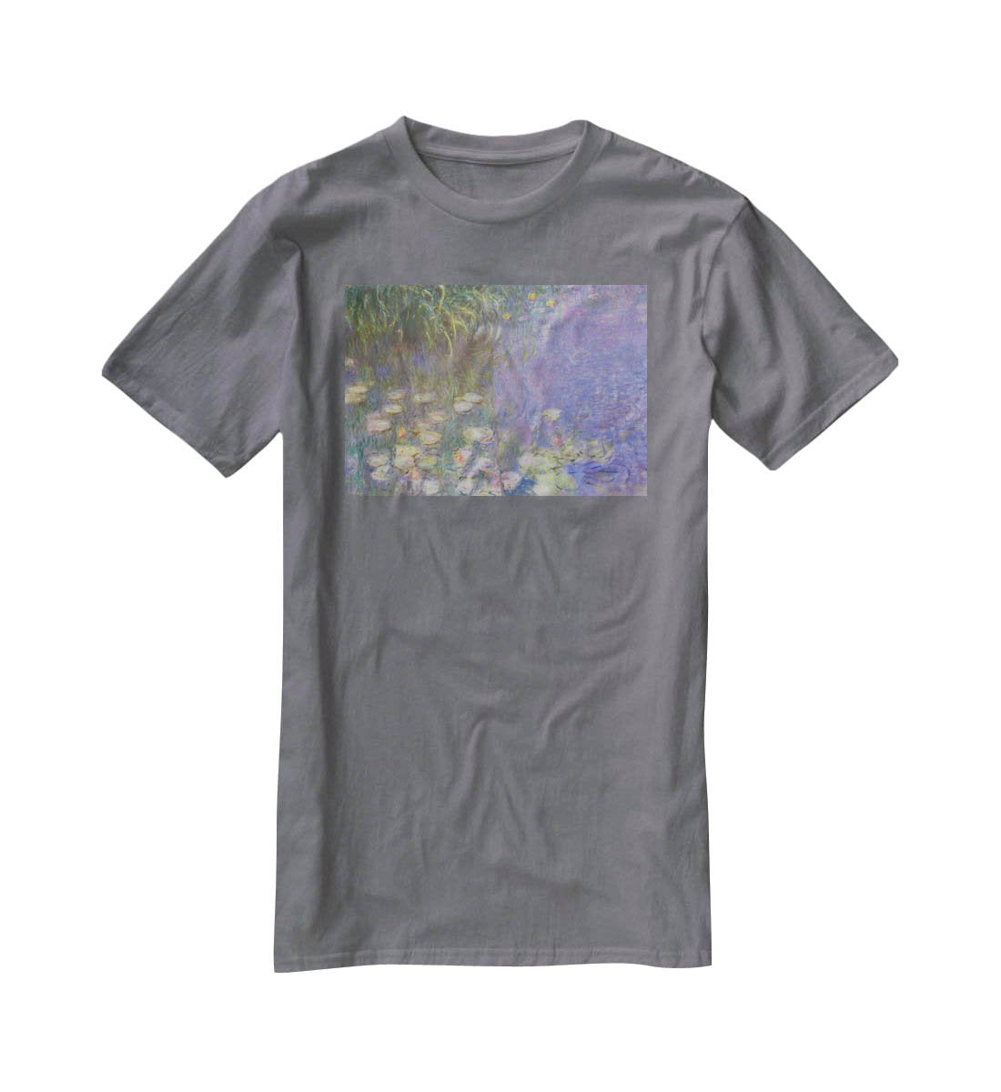Water Lillies 13 by Monet T-Shirt - Canvas Art Rocks - 3