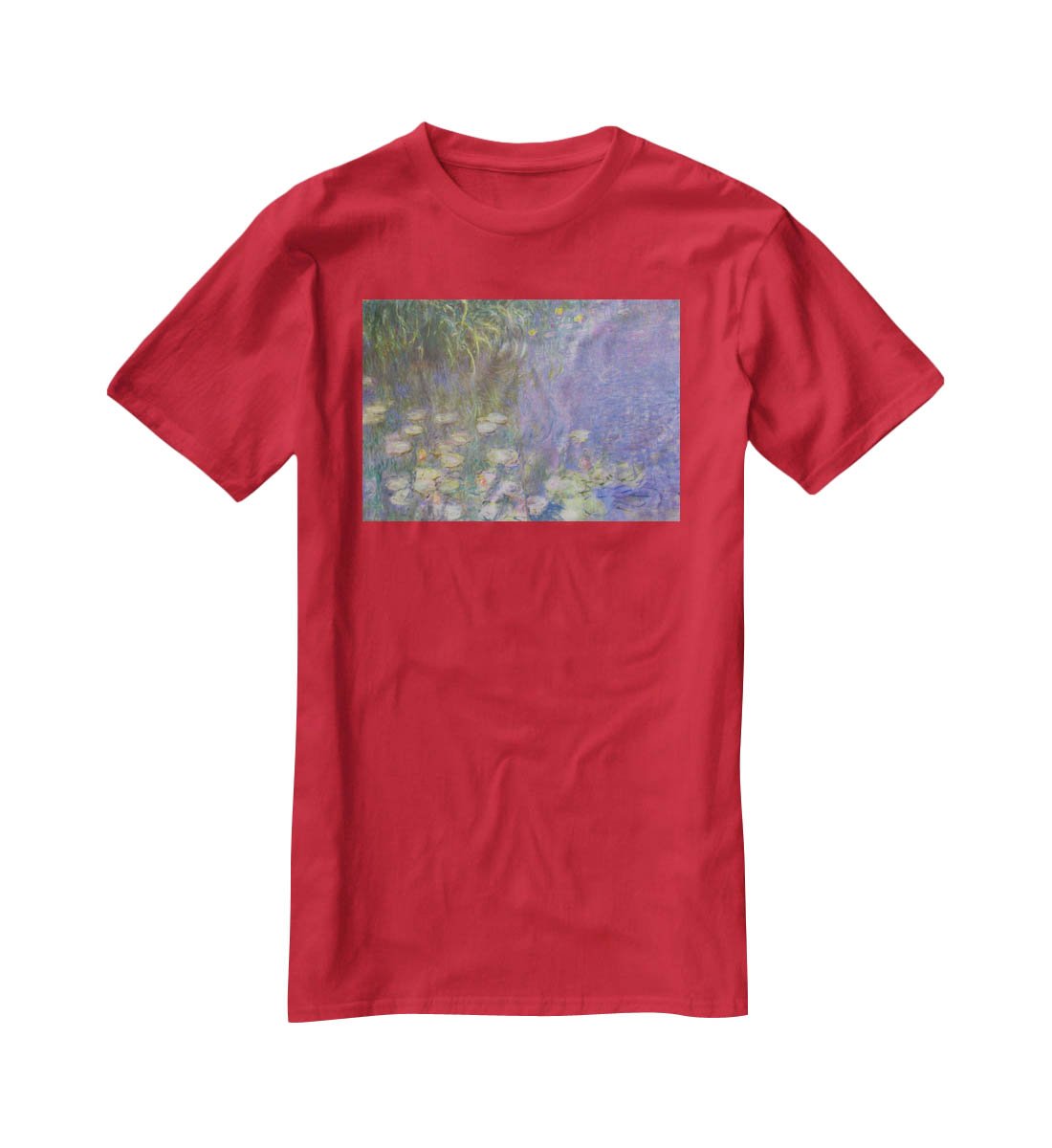 Water Lillies 13 by Monet T-Shirt - Canvas Art Rocks - 4