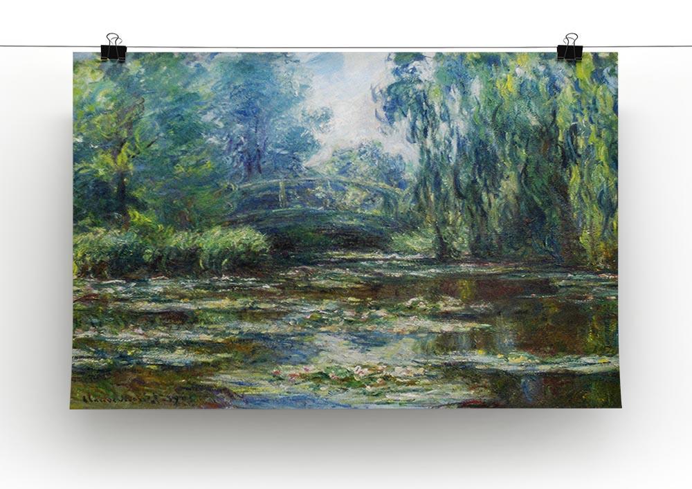 Water Lillies in Monets Garden by Monet Canvas Print & Poster - Canvas Art Rocks - 2