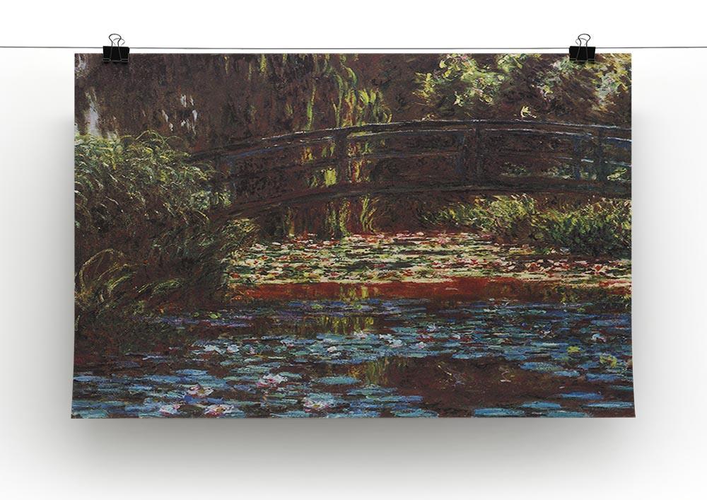 Water Lily Pond 1 by Monet Canvas Print & Poster - Canvas Art Rocks - 2