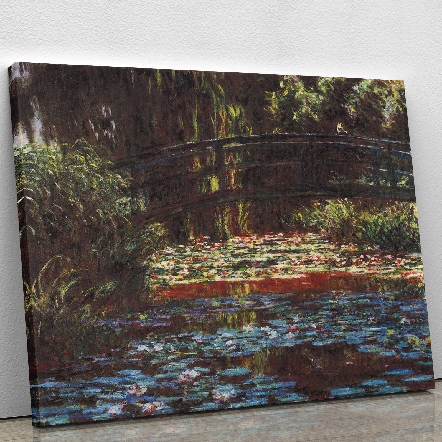 Water Lily Pond 1 by Monet Canvas Print or Poster - Canvas Art Rocks - 1