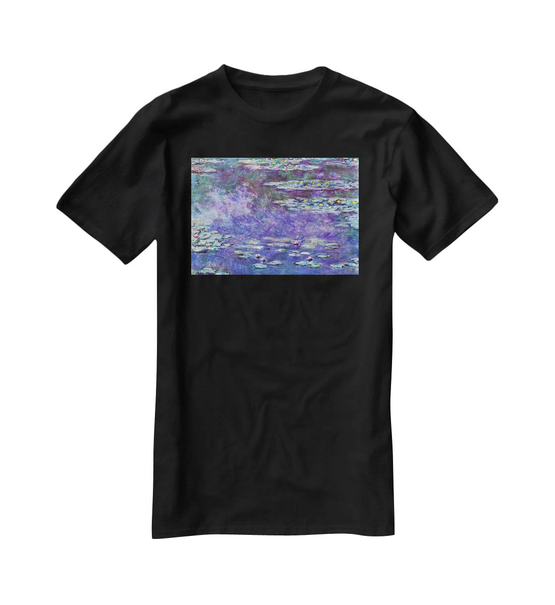 Water Lily Pond 3 by Monet T-Shirt - Canvas Art Rocks - 1