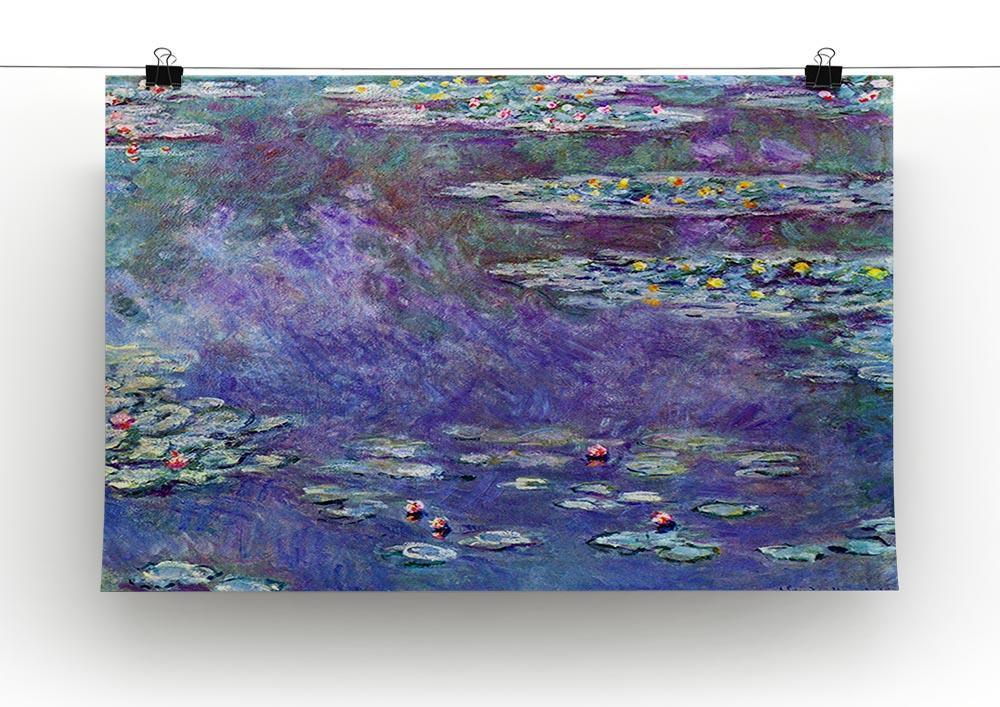 Water Lily Pond 3 by Monet Canvas Print & Poster - Canvas Art Rocks - 2