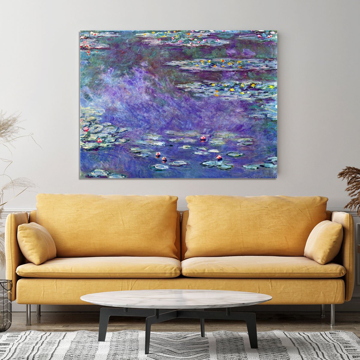 Water Lily Pond 3 by Monet Canvas Print or Poster