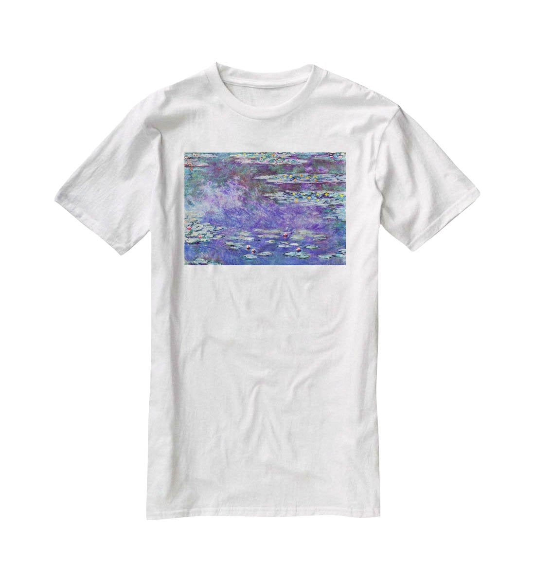 Water Lily Pond 3 by Monet T-Shirt - Canvas Art Rocks - 5