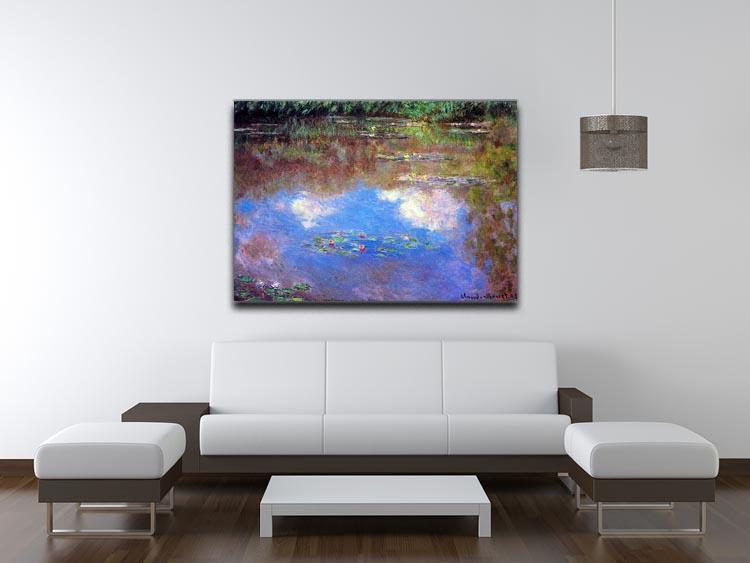 Water Lily Pond 4 by Monet Canvas Print & Poster - Canvas Art Rocks - 4