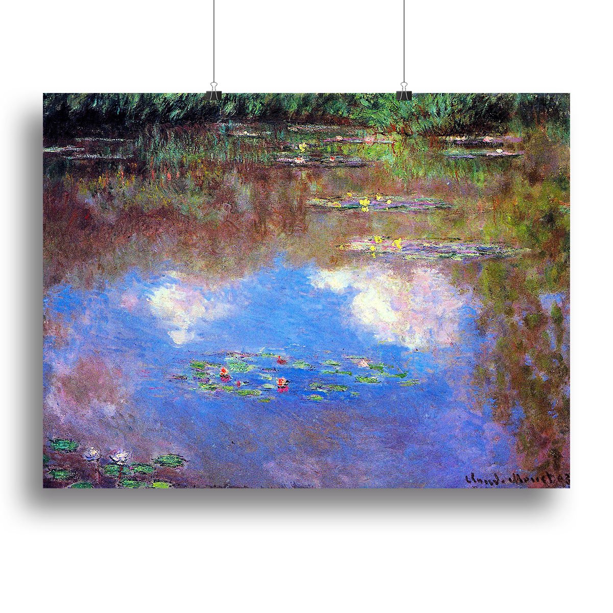 Water Lily Pond 4 by Monet Canvas Print or Poster