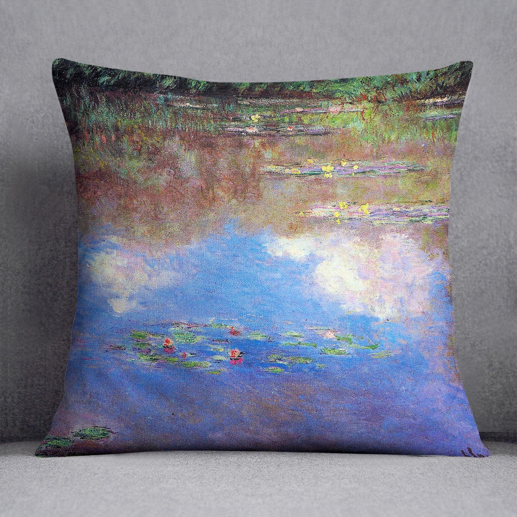 Water Lily Pond 4 by Monet Throw Pillow