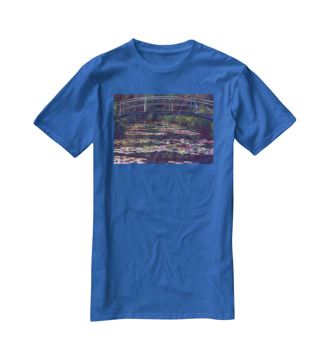 Water Lily Pond 5 by Monet T-Shirt - Canvas Art Rocks - 2