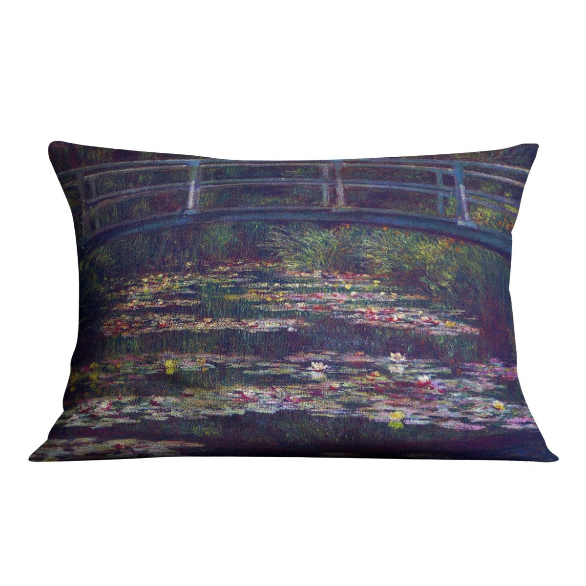 Water Lily Pond 5 by Monet Throw Pillow