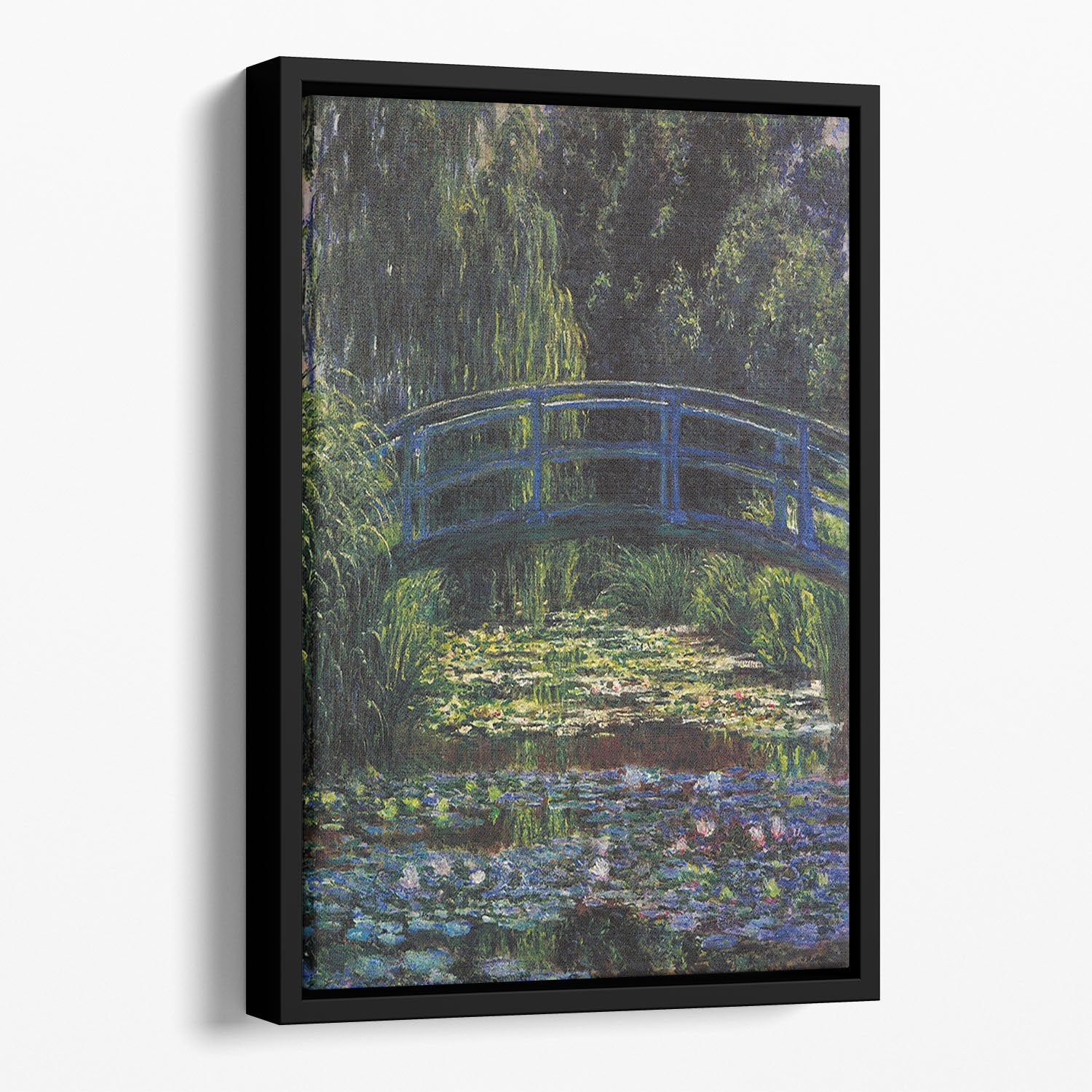 Water Lily Pond 6 by Monet Floating Framed Canvas