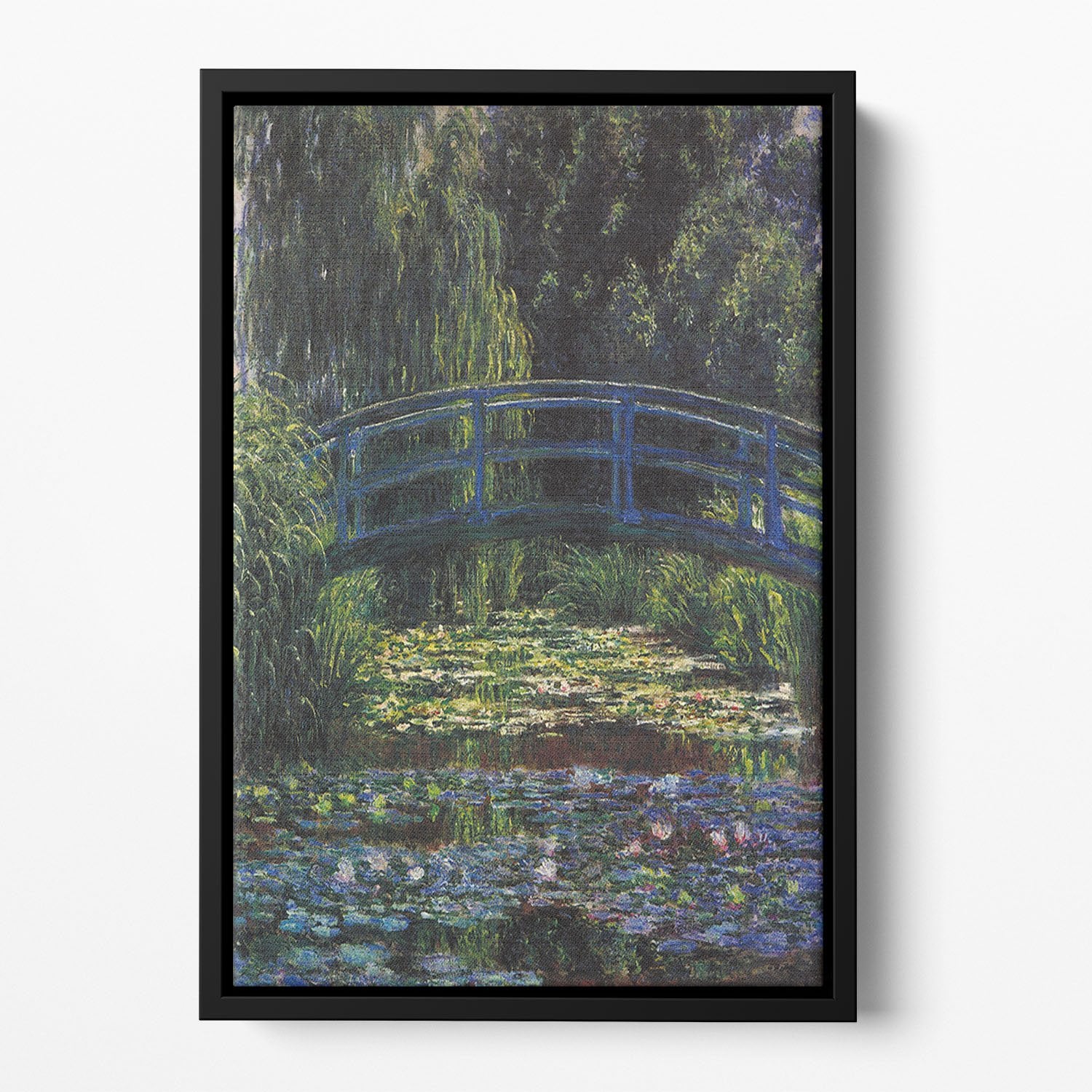 Water Lily Pond 6 by Monet Floating Framed Canvas