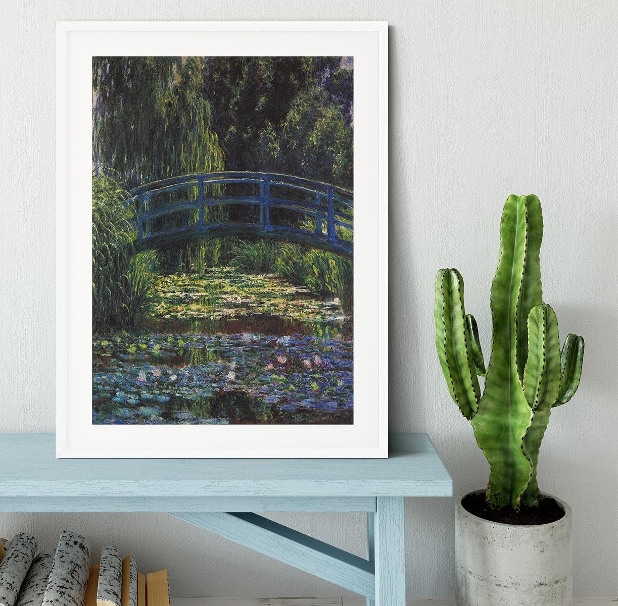 Water Lily Pond 6 by Monet Framed Print - Canvas Art Rocks - 5