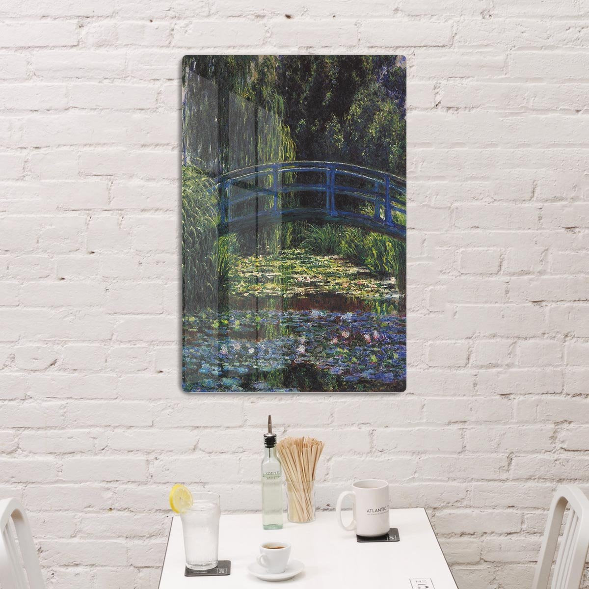Water Lily Pond 6 by Monet HD Metal Print