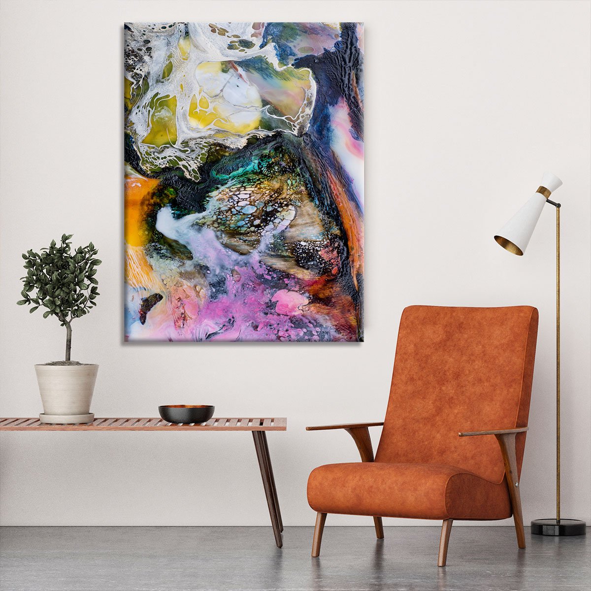 Water Painting Canvas Print or Poster
