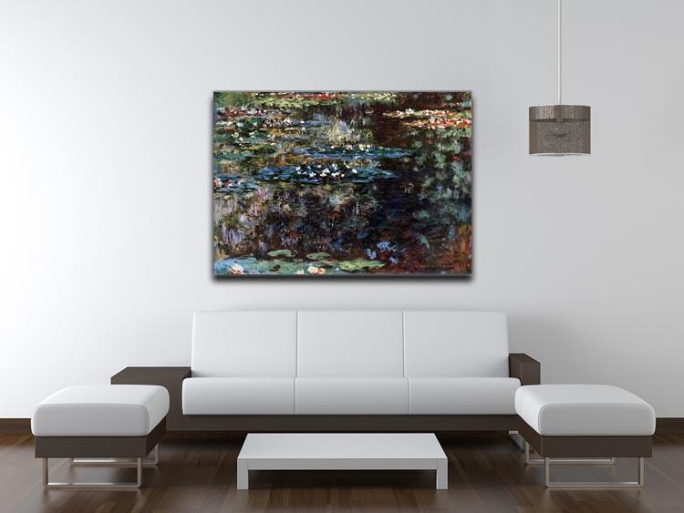 Water garden at Giverny by Monet Canvas Print & Poster - Canvas Art Rocks - 4