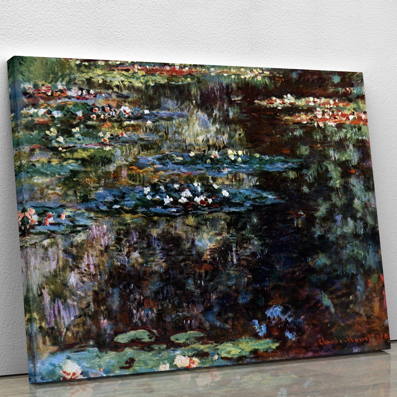 Water garden at Giverny by Monet Canvas Print or Poster - Canvas Art Rocks - 1