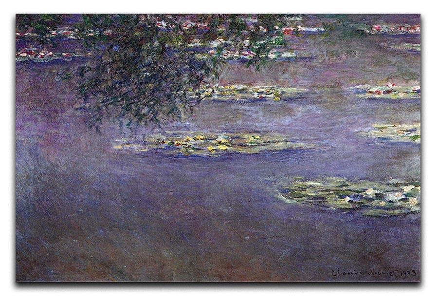 Water lilies water landscape 1 by Monet Canvas Print & Poster  - Canvas Art Rocks - 1