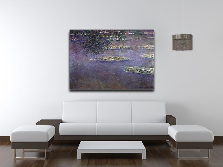 Water lilies water landscape 1 by Monet Canvas Print & Poster - Canvas Art Rocks - 4