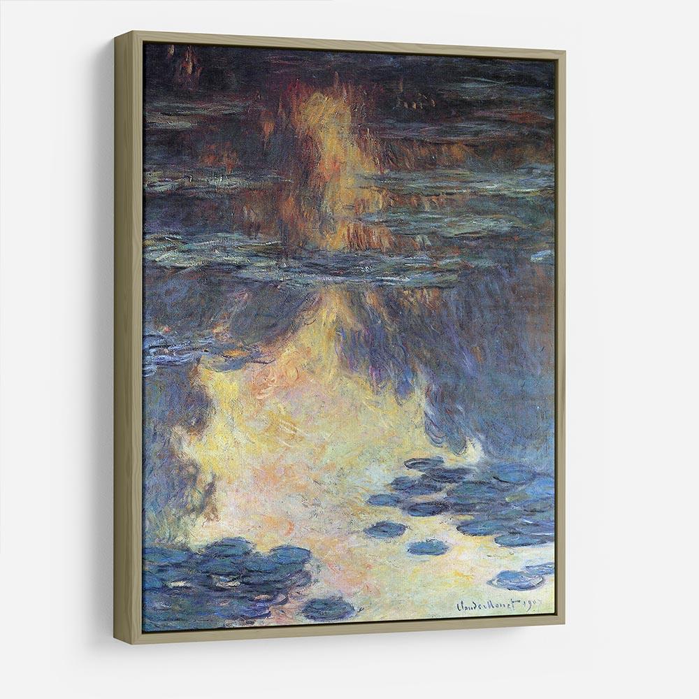 Water lilies water landscape 2 by Monet HD Metal Print