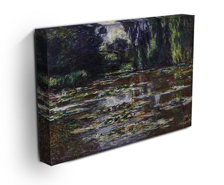 Water lilies water landscape 3 by Monet Canvas Print & Poster - Canvas Art Rocks - 3