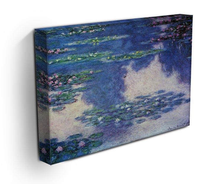 Water lilies water landscape 4 by Monet Canvas Print & Poster - Canvas Art Rocks - 3