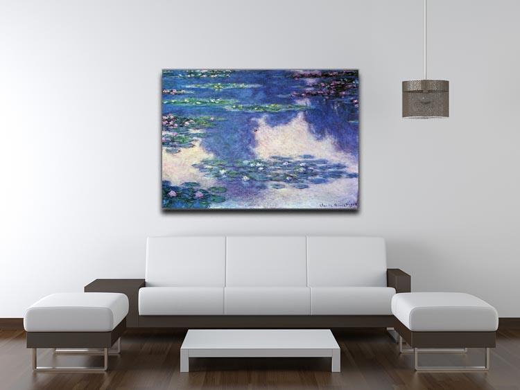 Water lilies water landscape 4 by Monet Canvas Print & Poster - Canvas Art Rocks - 4
