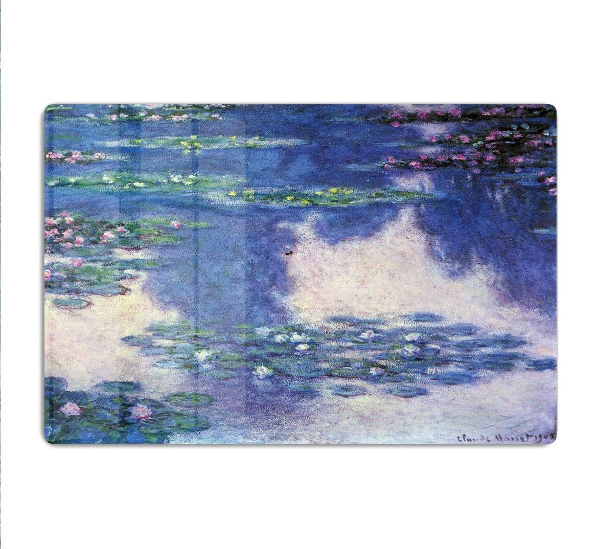 Water lilies water landscape 4 by Monet HD Metal Print