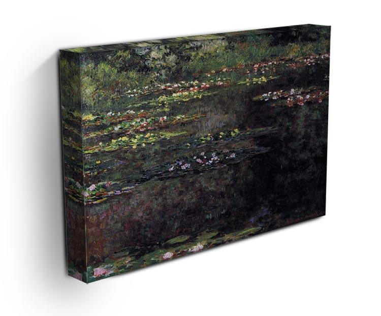 Water lilies water landscape 5 by Monet Canvas Print & Poster - Canvas Art Rocks - 3