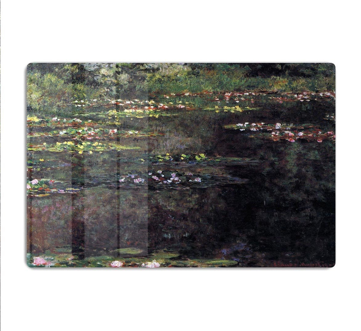 Water lilies water landscape 5 by Monet HD Metal Print