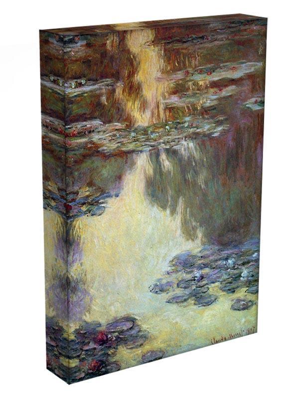 Water lilies water landscape 6 by Monet Canvas Print & Poster - Canvas Art Rocks - 3