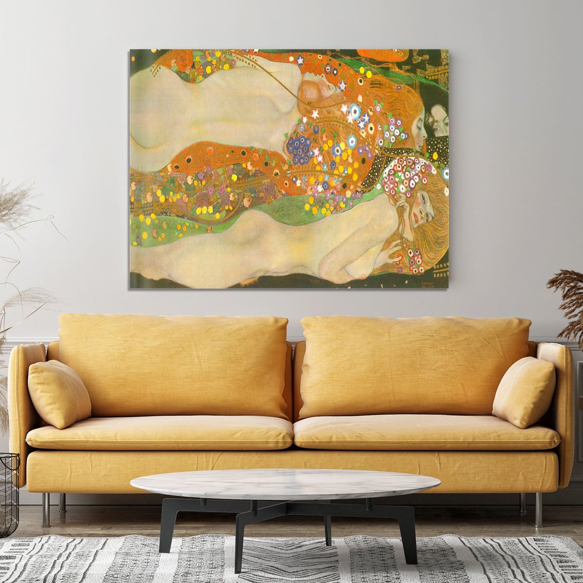 Water snakes friends II by Klimt Canvas Print or Poster