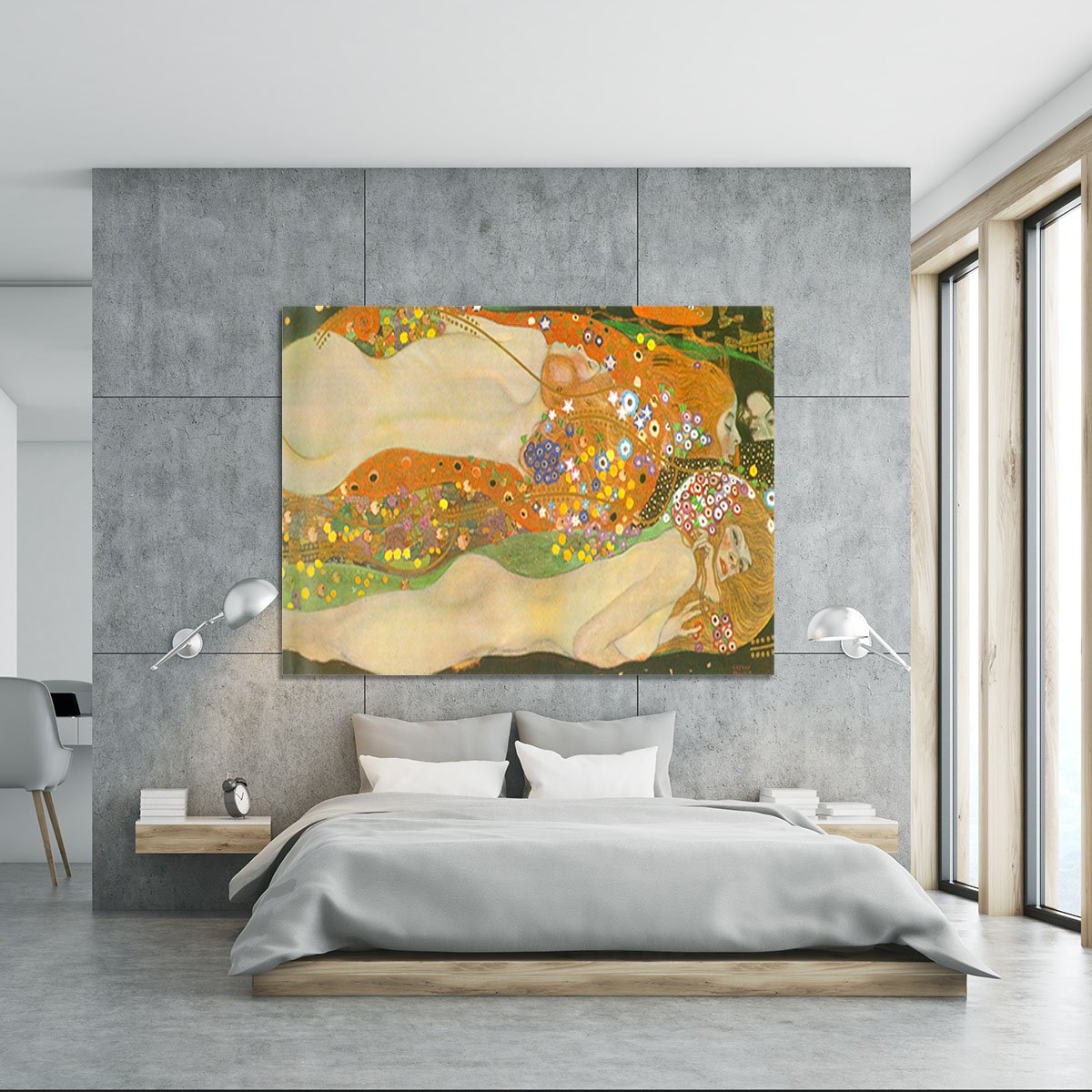 Water snakes friends II by Klimt Canvas Print or Poster