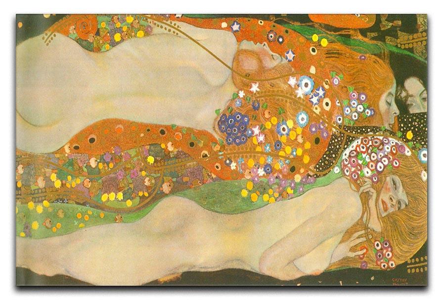 Water snakes friends II by Klimt Canvas Print or Poster  - Canvas Art Rocks - 1