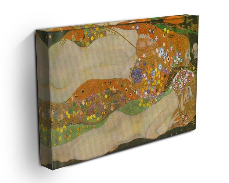 Water snakes friends II by Klimt Canvas Print or Poster - Canvas Art Rocks - 3