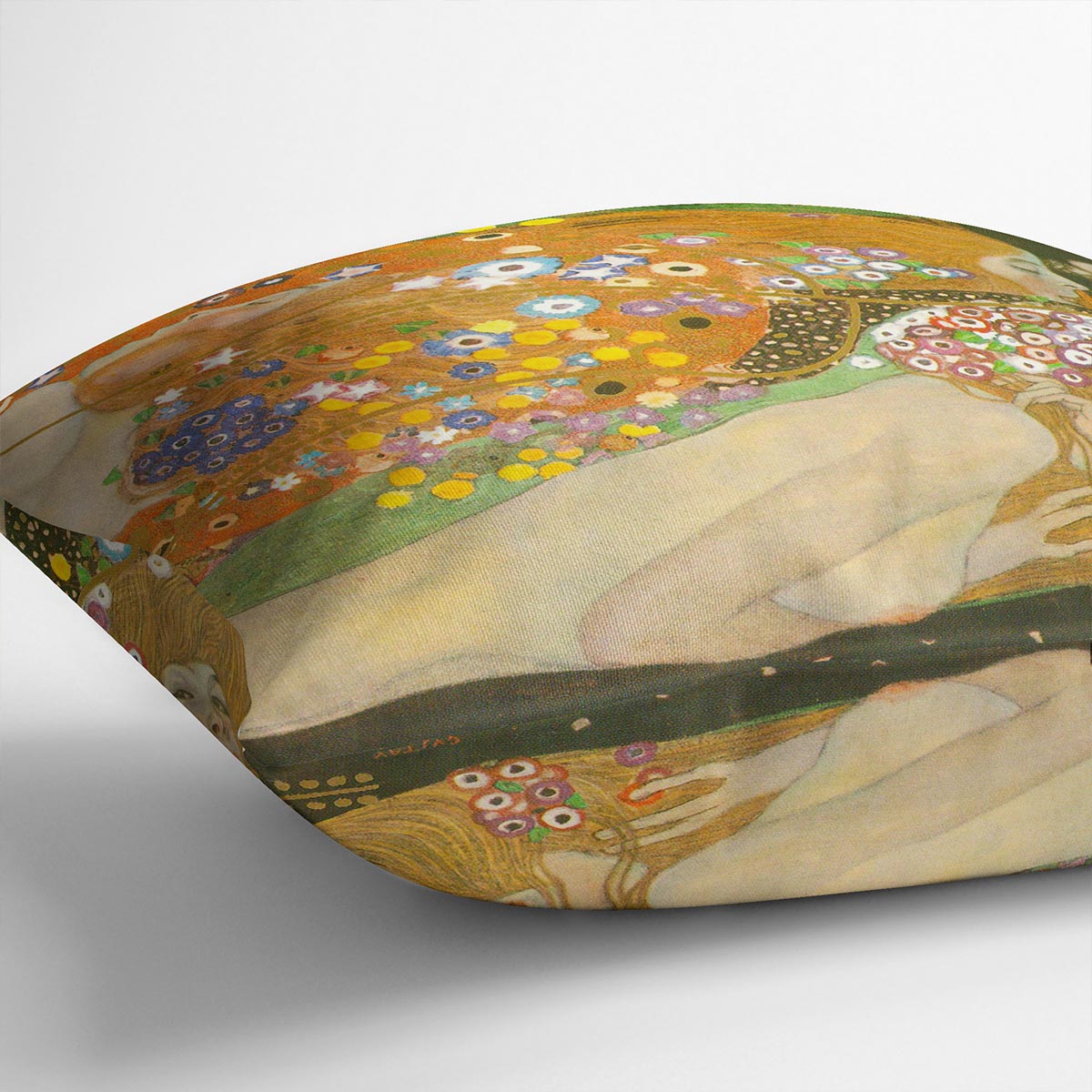 Water snakes friends II by Klimt Cushion