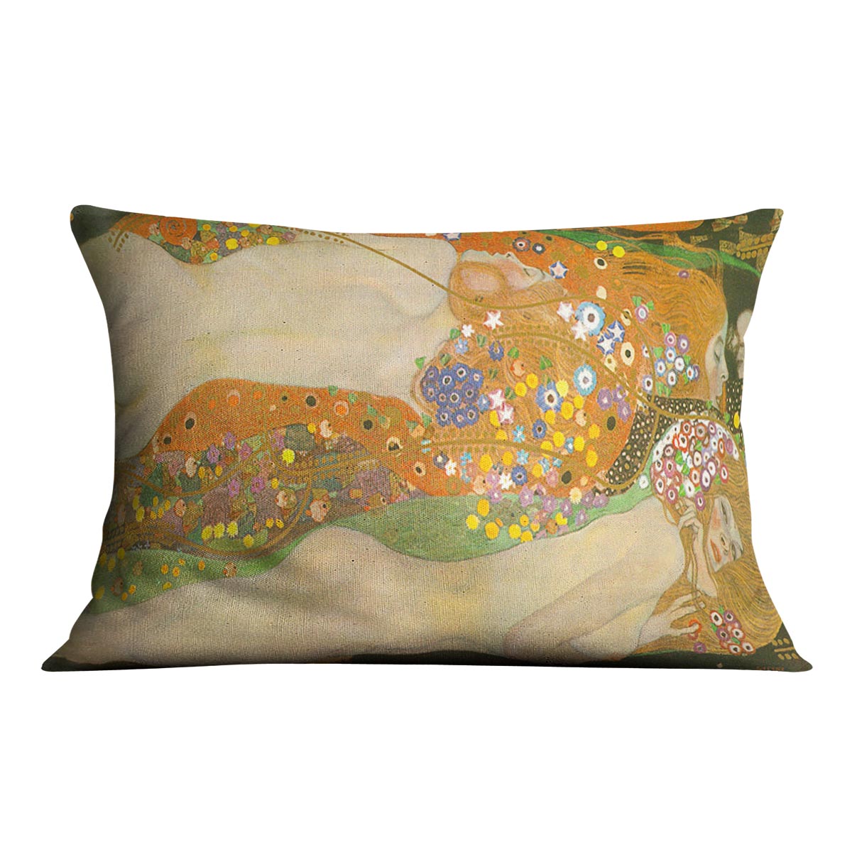 Water snakes friends II by Klimt Cushion